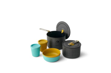 Image of Sea to Summit Frontier UL Two Pot Cook Set, 6 Piece, Multicolor, 2 Person, A1240