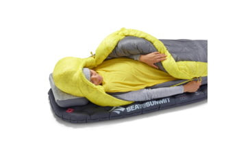 Image of Sea to Summit Spark Down 15F/-9C Sleeping Bag - Womens, Regular, Pewter Grey, Regular, S3243