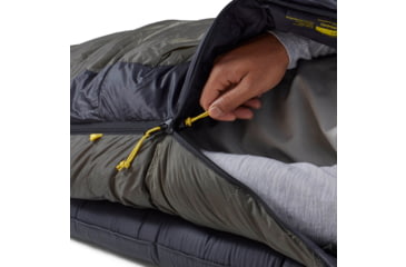 Image of Sea to Summit Spark Pro Down 30F/-1C Sleeping Bag, Regular, Beluga Black, Regular, S2151