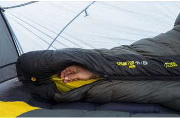 Image of Sea to Summit Spark Pro Down 30F/-1C Sleeping Bag, Regular, Beluga Black, Regular, S2151