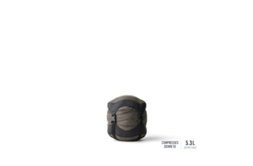 Image of Sea to Summit Spark Pro Down 30F/-1C Sleeping Bag, Regular, Beluga Black, Regular, S2151