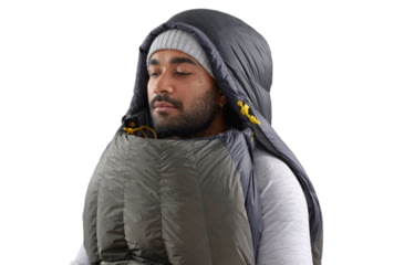 Image of Sea to Summit Spark Pro Down 30F/-1C Sleeping Bag, Regular, Beluga Black, Regular, S2151