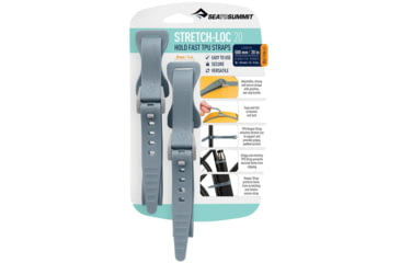 Image of Sea to Summit Stretch-Loc TPU Straps 20, 2 Pack, Dusk, 500mm x 20mm, 853-65