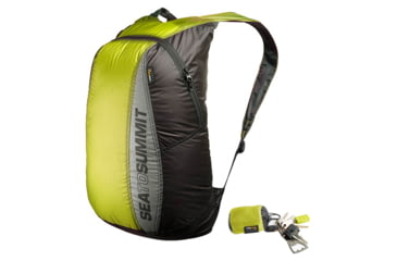 Image of Sea to Summit Travelling Light Ultra-Sil Travel Day Pack-Lime/Grey