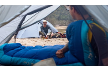 Image of Sea to Summit Trek Down 0F/-18C Sleeping Bag, Long, Snorkel Blue, Long, S1044