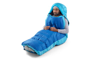 Image of Sea to Summit Trek Down 0F/-18C Sleeping Bag, Long, Snorkel Blue, Long, S1044