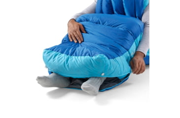 Image of Sea to Summit Trek Down 0F/-18C Sleeping Bag, Long, Snorkel Blue, Long, S1044