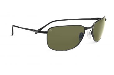 Image of Serengeti Trapani Sunglasses - Shiny Silver Smoke Stripe Frame, 555nm Polarized Lenses 7602