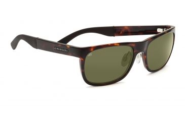 Image of Serengeti Levanto Sunglasses - Shiny Gunmetal Frame, 555nm Polarized Lenses 7588