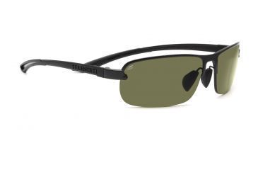 Image of Serengeti Chloe Sunglasses - Shiny Black Zebra Frame, 555nm Polarized Lenses 7622