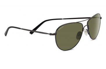 Image of Serengeti Alghero Single Vision Prescription Sunglasses, Shiny Dark Gunmetal Frame 8313SV