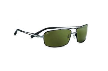 Image of Serengeti Dante Single Vision Prescription Sunglasses, Shiny Gunmetal/Black Tannery Frame-7115SV
