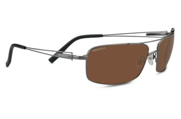 Image of Serengeti Dante Single Vision Rx Sunglasses - Shiny Gunmetal Frame 7113