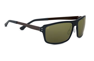 Image of Serengeti Duccio Sunglasses - Satin Black Frame and Polar PhD 555nm Lens 7817