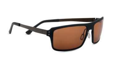 Image of Serengeti Duccio Sunglasses - Satin Black Frame and Polar PhD Drivers Lens 7812