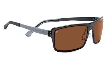 Image of Serengeti Duccio Sunglasses, Genus Crystal Dark Charcoal Frame, Polar PhD Driv 7899