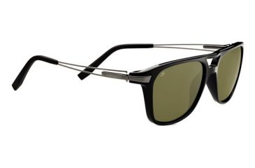Image of Serengeti Empoli Sunglasses, Shiny Black 7762PR