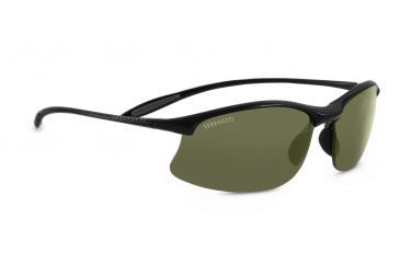 Image of Serengeti Maestrale Sunglasses - Shiny Black Frame, Polar PhD 555 Lenses 7712