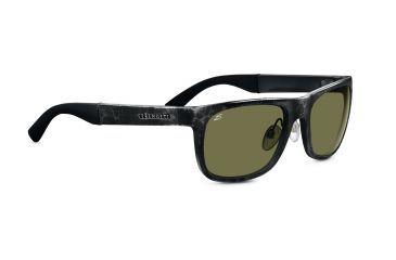 Image of Serengeti Milano Sunglasses - Shiny Black Frame, Drivers Polarized Lenses 7655