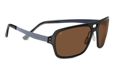 Image of Serengeti Nunzio Progressive Prescription Sunglasses, Crystal Dark Charcoal Frame, 7906PR