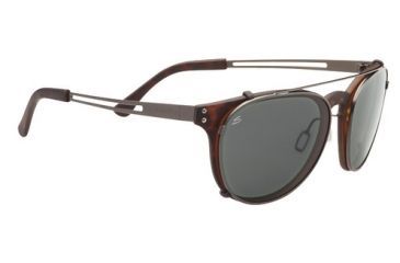 Image of Serengeti Palmiro Single Vision Prescription Sunglasses, Satin Dark Tortoise Frame, Polarized, Photochromic, 8055SV