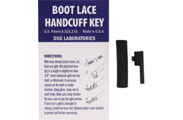 Image of Shomer-Tec Boot Lace Covert Handcuff Key
