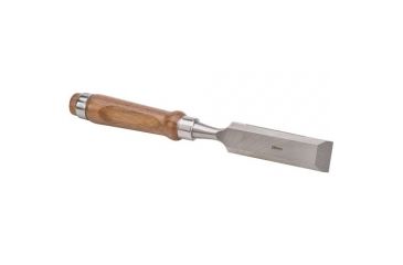 Image of Shop Fox German Type Chrome Vanadium Steel Chisel, Walnut Handle, 1-1/8in. Wide File, 10 in. Overall D3799