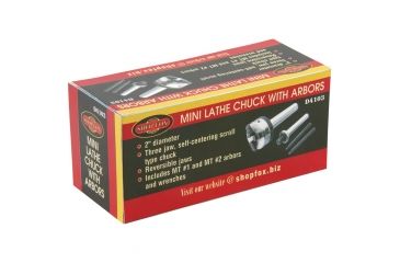 Image of Shop Fox Mini Lathe Chuck with Arbors D4103
