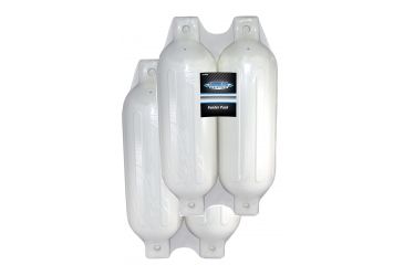 Image of Shoreline Marine Promotional Fender Kit 4 pack - 6-1/2" x 23" White 065056