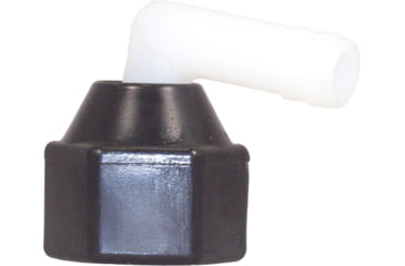 Image of SHURFLO Elbow Fitting Wingnut Swivel Nylon 1/2in.14 Npt, F x 1/2in.Barb, 244-3926