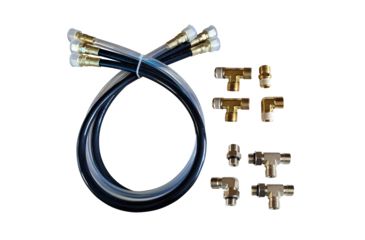 Image of Si-Tex Hydraulic Steering Installation Kit w/Hoses &amp; Fittings Autopilot 59839