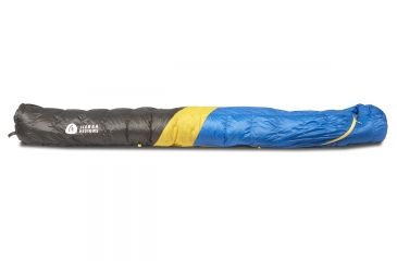 Image of Sierra Designs Nitro UL 35 Sleeping Bag 800 Dridown-Blue/Yellow/Peat-Long