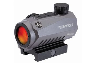 Image of Sig Sauer Romeo 5 Red Dot Sight, 1x20mm 4 MOA Dot Reticle, M1913 Black Finish, SOR51002