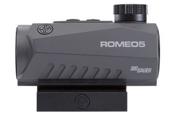 Image of Sig Sauer Romeo 5 Red Dot Sight, 1x20mm 4 MOA Dot Reticle, M1913 Black Finish, SOR51002
