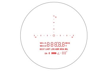 Image of OLED Display SIG KILO BDX Laser Rangefinder Reticle, EDEMO1
