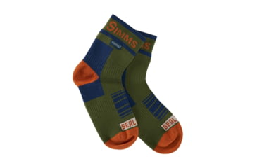 Image of Simmsfishing Simms X Sealskinz Rangeley Merino Waterproof Sock - Low, 14551-302-30