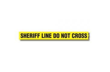 Image of Sirchie - Barrier Tape: 3" x 1000' SHERIFF LINE- DO NOT CROSS