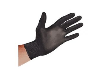 Image of Sirchie - Black Nitrile Powder-free ONYX gloves, XL, 100ea.