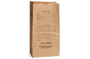 Image of Sirchie - Kraft Evidence Bags, Printed, 7" x 4.5" x 13.75", 100/pack