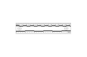 Image of Sirchie - Photo Evidence Scales, 6" White w/ Black printing, 10ea.
