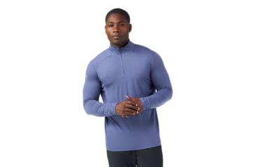 Image of Smartwool Active 1/4 Zip Top - Mens, Nightfall Blue, Extra Large, SW002734P4310XL000