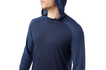 Image of Smartwool Active Mesh Hoodie - Mens, Nightfall Blue/Deep Navy, 2XL, SW002295P621XXL000