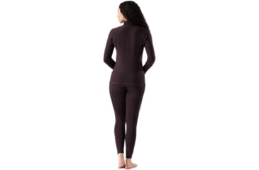 Image of Smartwool Classic Thermal Merino Base Layer 1/4 Zip - Womens, Mink Heather, Extra Small, SW002828P8510XS000