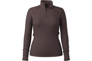 Image of Smartwool Classic Thermal Merino Base Layer 1/4 Zip - Womens, Mink Heather, Extra Small, SW002828P8510XS000
