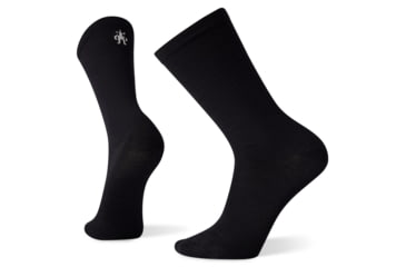 Image of Smartwool Hike Classic Edition Zero Cushion Liner Crew Socks - Mens, Black, Medium, SW001650001M