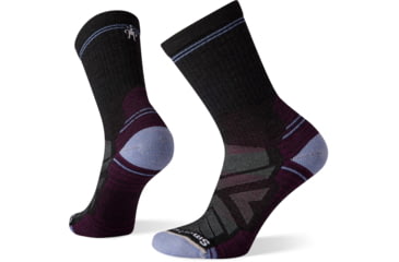 Image of Smartwool Hike Light Cushion Crew Socks - Womens, 003 Charcoal, Small, SW001573003S