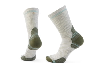 Image of Smartwool Hike Targeted Cushion Crew Socks - Womens, Ash, Medium, SW002498069100M000