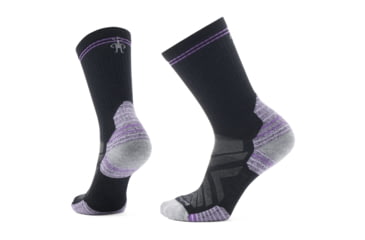 Image of Smartwool Hike Targeted Cushion Crew Socks - Womens, Black, Small, SW002498001100S000