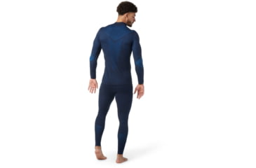 Image of Smartwool Intraknit Thermal Merino Base Layer 1/4 Zip - Mens, 092 Deep Navy, Extra Large, SW016260092XL