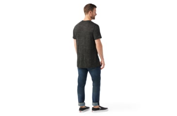 Image of Smartwool Merino Hemp Blend Short Sleeve Pocket Tee - Mens, Black Heather, Small, SW017026A52100S000
